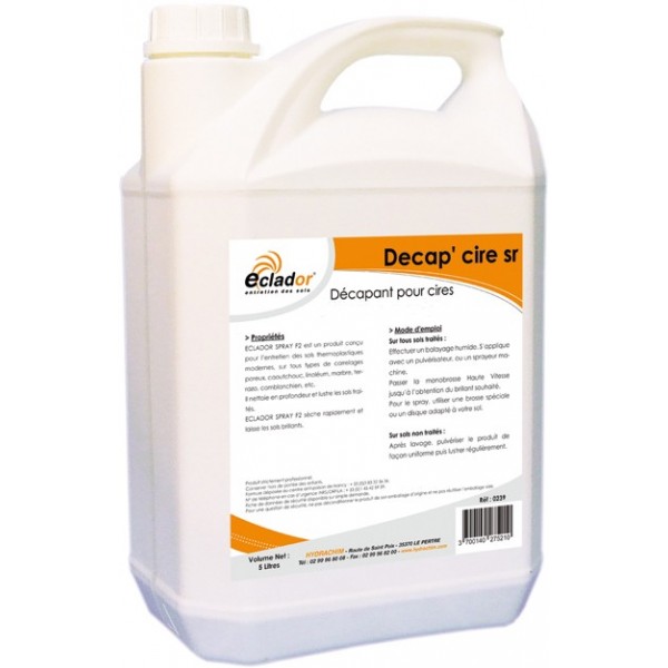 Décapant cire ECLADOR - bidon de 5L