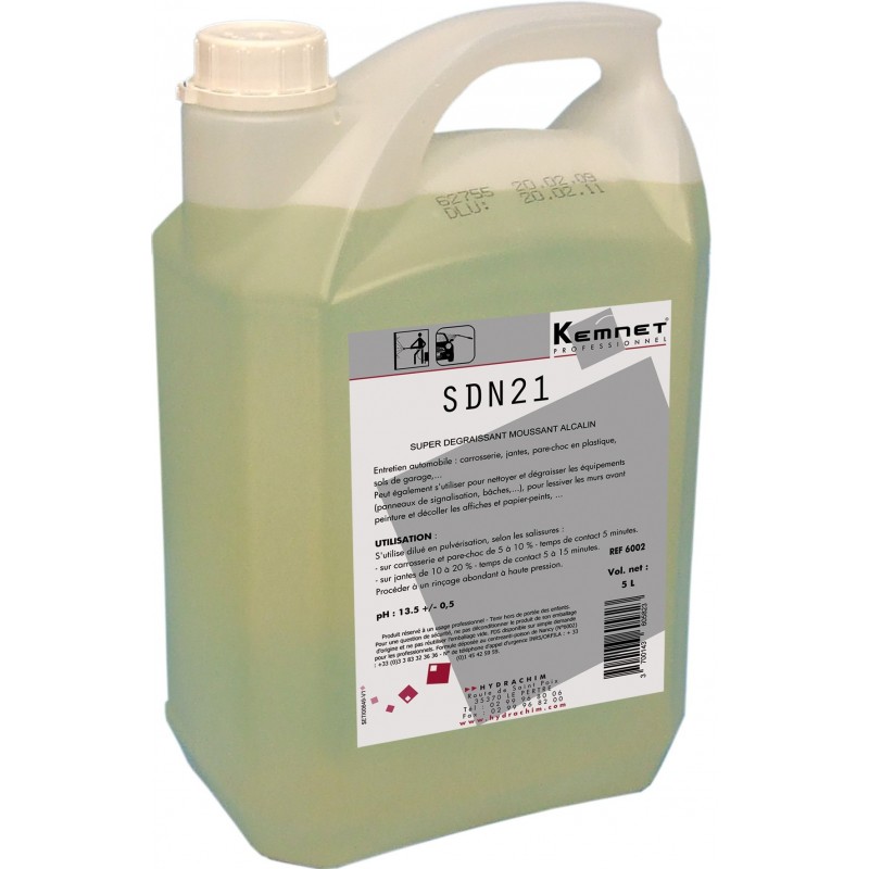 Dégraissant alcalin SDN 21 - bidon de 5L