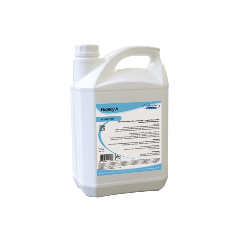 ELISPRAY A - DESINFECTANT - BIDON DE 5L