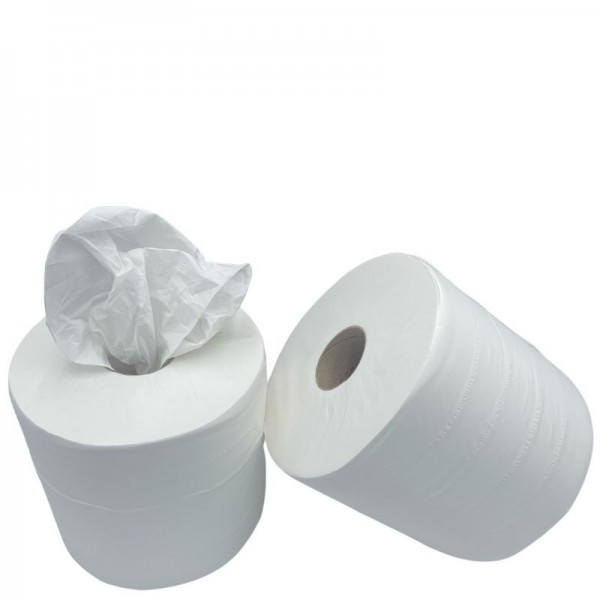 Bobine blanche pure ouate - 1000F lisse - 1478