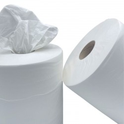 Bobine blanche pure ouate - 1000F lisse - 1478