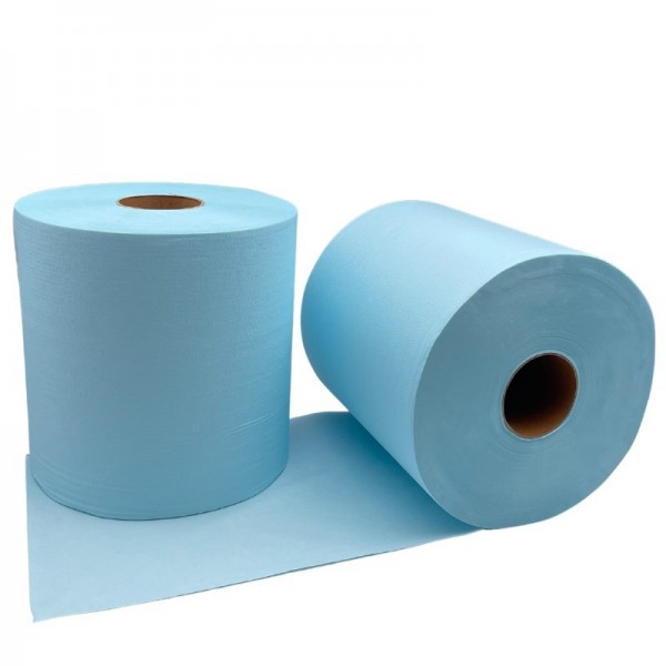 Rouleau de non tissé crêpe turquoise 38x26 - Eko-wave