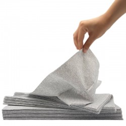 Chiffon non tissé gris 42x35 - Softextra