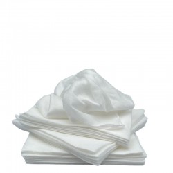 Chiffon non tissé blanc 38x30 - Ecowipes