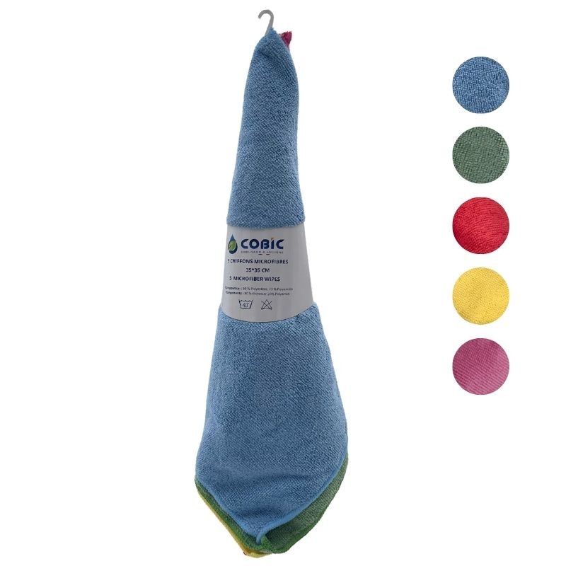 Chiffons microfibre Cross - Lot de 5