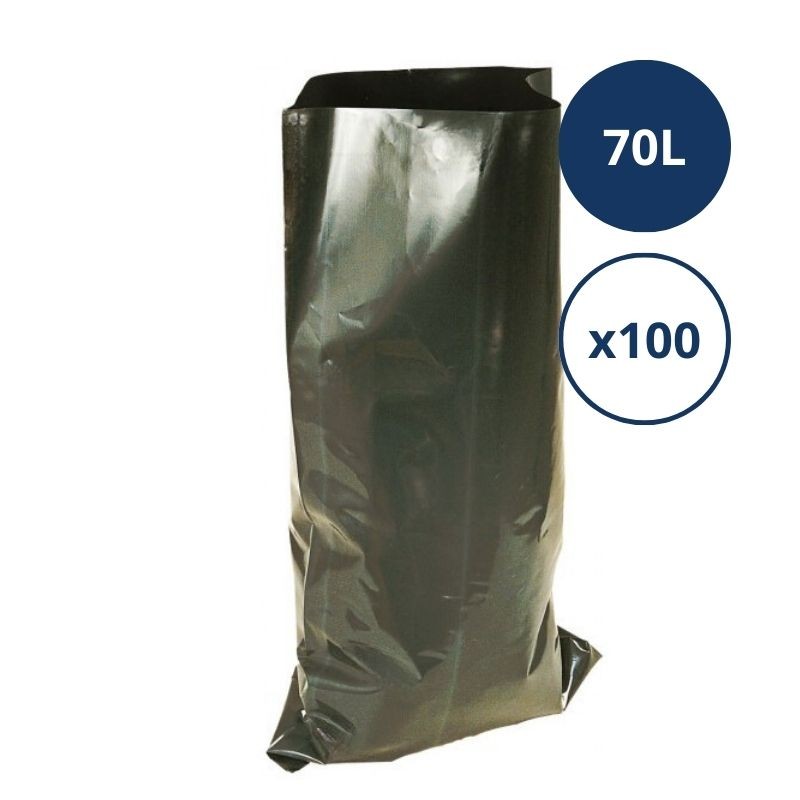 Sac à gravats noir résistant - 800x1000