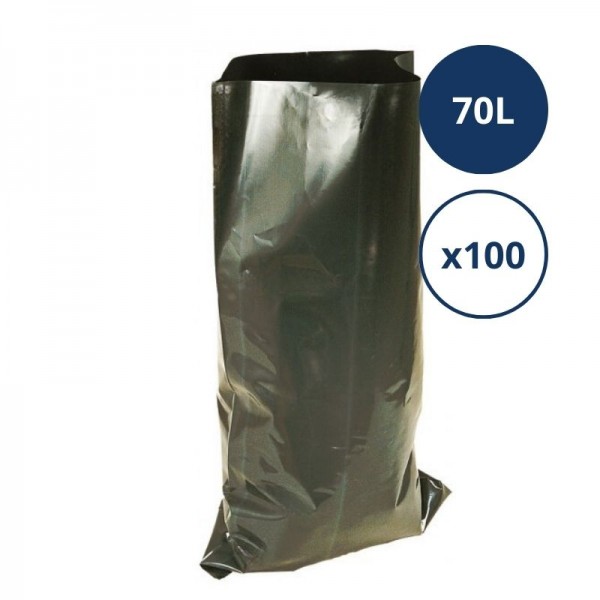 Sac à gravats noir résistant - 800x1000