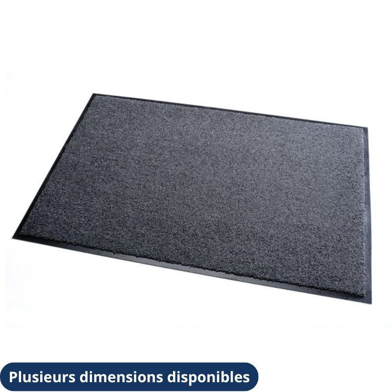 Tapis anti-poussière 40 x 60 cm gris