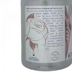 Savon crème mains - Vent de rose - Flacon 500ml avec pompe