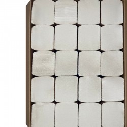 Essuie-main blanc 22x32cm - pliage en W - W2B