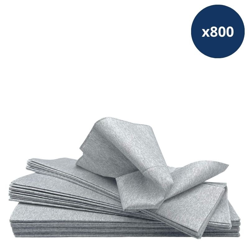 Chiffon non tissé gris 42x35 - Softextra