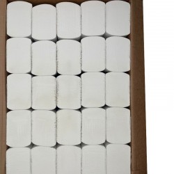 Essuie mains blanc 20.5x24cm - pliage en Z - EMZ