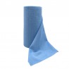 Rouleau chiffons microfibre bleus - 50 formats