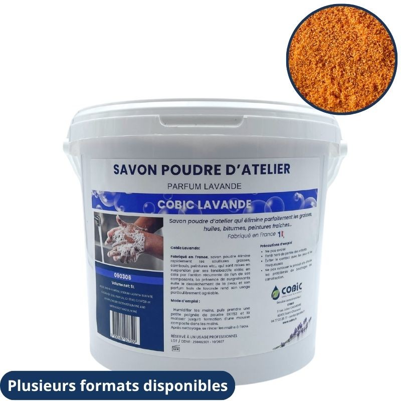 COBS015 - SAVON POUDRE NATUREL COBIC LAVANDE