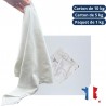 Chiffon d'essuyage extra blanc coton type tee-shirt - BTR1 - carton de 10kg