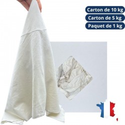 Chiffon d'essuyage blanc...