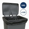 HOUSSE CONTENEUR - 240L NOIR